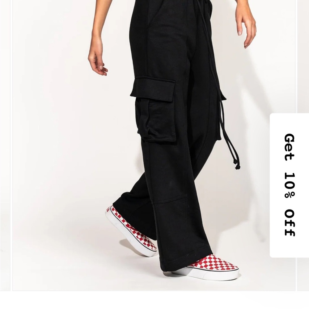 Dressed in LALA So Good Cargo Pants in Black